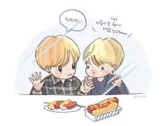 핫도그양 소떡소떡군