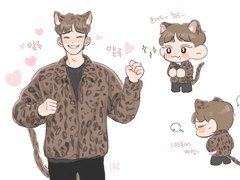 호피 첸냥/화이트데이 종다람지