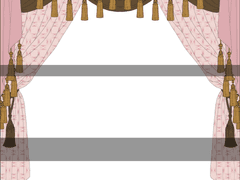 커튼과 태슬 브러시&소스 세트 -유료소스