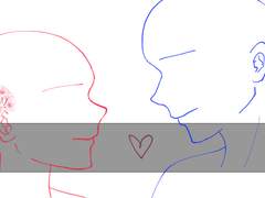 고정틀 2인 두상 커미션