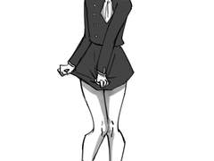 와타누키 교복 체인지