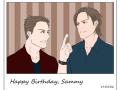 [슈내] 샘 생일 기념 그림