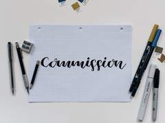 캘리그라피 커미션