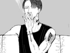 [엘빈리바/에루리] 타투이스트 리바이와 법대생 엘빈