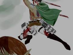 짐승 뒤를 치는 리바이