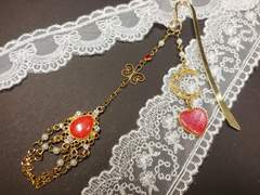 정하얀 모티브 금속책갈피