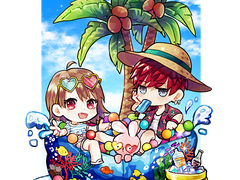 여름 풀장 SD 고정틀 커미션