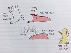 노트 산 기념 낙서