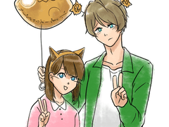 미도안즈 놀이공원 데이트 간 만화