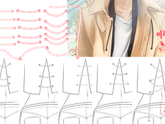 코르셋 줄 브러쉬