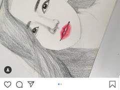 름다우밍 연필 초상화