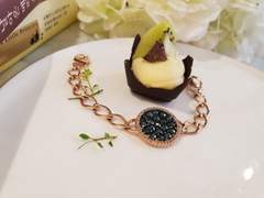 블루 러프다이아 워치 팔찌