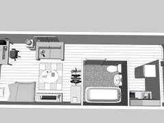 레이겐 방 스케치업 모델