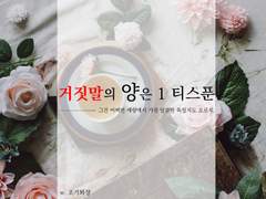 거짓말의 양은 1 티스푼