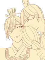 좌충우돌 현생에 치인 샤오료 팡인의 자컾덕질