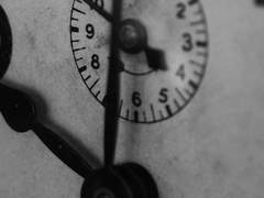 시계가 고장났다.