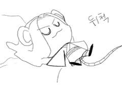 원기원엄(생쥐원엄):잠