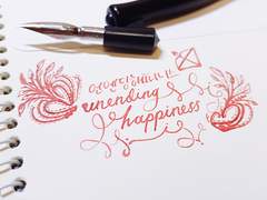 [캘리그라피] Unending Happiness (언엔딩 해피니스) - from. Malec/말렉(Shadowhunters/섀도우 헌터스)