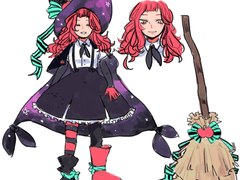 우주를 짊어진 사과마녀