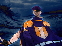 충성을 바치는 회색 늑대,카니스 사령관.