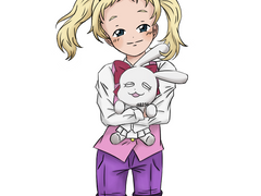 리틀바니 옷 입은 코니