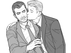 소콜이랑 달라스 뽀뽀하는 만화