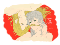 백합 낙서 만화 모음