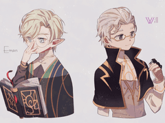 메이플 안경 남캐