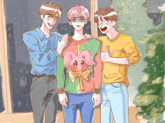 계절 감각 상실한 어글리 스웨터 패러디