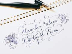 [캘리그라피] Alexander Gideon Lightwood Bane(알렉산더 기디온 라이트우드 베인) 캘리그라피 - From. Shadowhunters