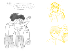 몹싸 스워AU 모브 + 리츠