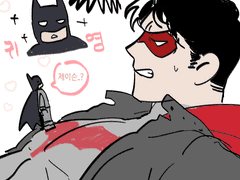 레드후드 / 나이트윙 위주 낙서