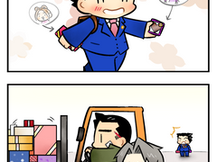 역전재판 - 짧은 만화 모음 (2)