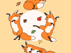 텍스트 먹는 여우