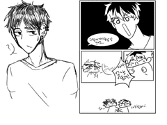 보쿠아카가 피어싱을 하러 갔다.