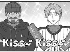 [오버워치/4컷만화/백야(님)리퀘/레예맥]#.야구장 키스타임