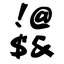 !@$&
