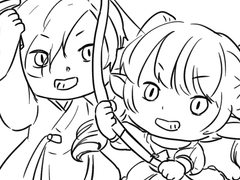 넷이 모여 사족보행!