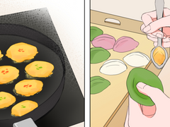 송편을 예쁘게 빚으면