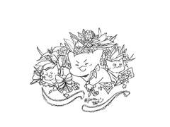 구세즈표 반짝 양면엽서 샘플