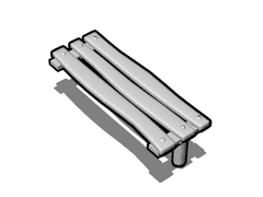 거리의 벤치 (재배포X 재업로드X/상업적 이용가능)
