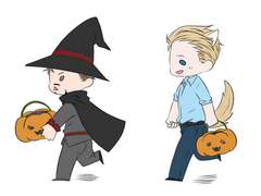 [스팁토니] 할로윈 낙서