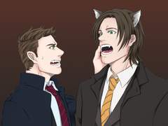 [슈내] 할로윈 합작 참여 그림