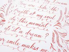 [캘리그라피] 안녕 내 사랑 캘리그라피 - From. 뮤지컬 시라노 中 안녕 내 사랑(Farewell My Love)