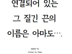 연결되어 있는 그 질긴 끈의 이름은 아마도….