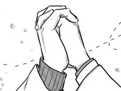 [미사와] 사와무라와 미유키가 춤 추는 만화