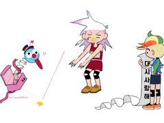 육상부AU) 길다x대시x핑키파이