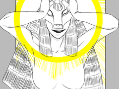 엔네아드ENNEAD 세크메트 라이언퀸 그림 (여자아이들 라이언 안무참고)