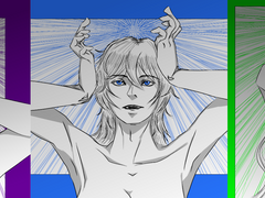 탈TAL 하나린 아라 연화 라이언퀸 그림(여자아이들 라이언 안무참고)