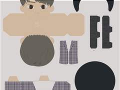 SEVENTEEN JUN PAPER DOLL - Beret ver